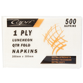 3000 Napkins 1 Ply Lunch White