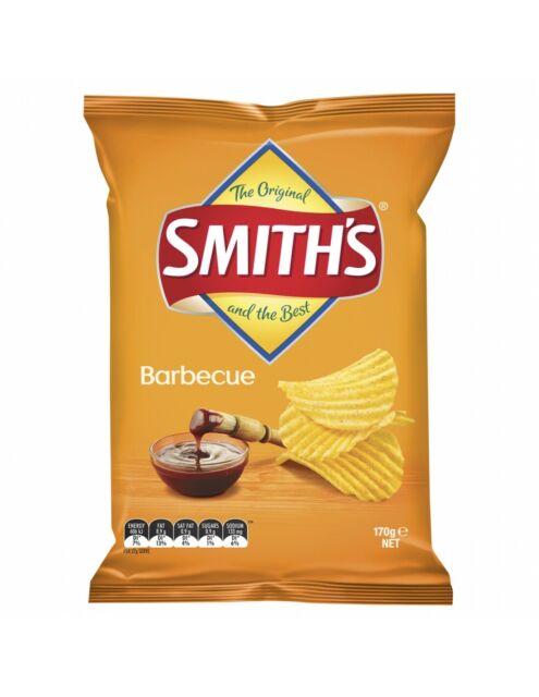 Potato Chips Bbq Crinkle Cut 170G X 12