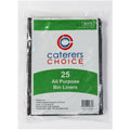 25 Garbage Bag 240 Litre Black Heavy Duty Bin Liner 240L