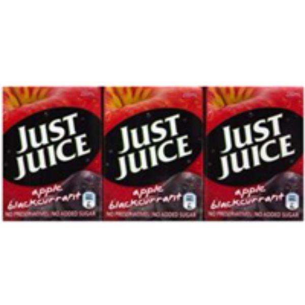 Just Juice Apple & Blackcurrant 24 X 200Ml