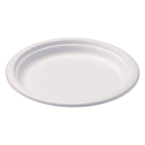 25 Plates 230Mm Round Biodegradable
