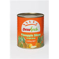6 X Pineapple Sliced In Light Syrup 3Kg