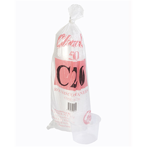 500 Containers 600Ml