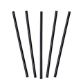 Straws 5000 Plastic  Black 14Cm