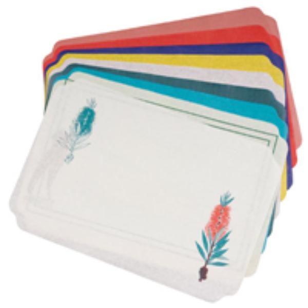 2 X Placemats White 350 X 240Mm Embossed  500'SParego