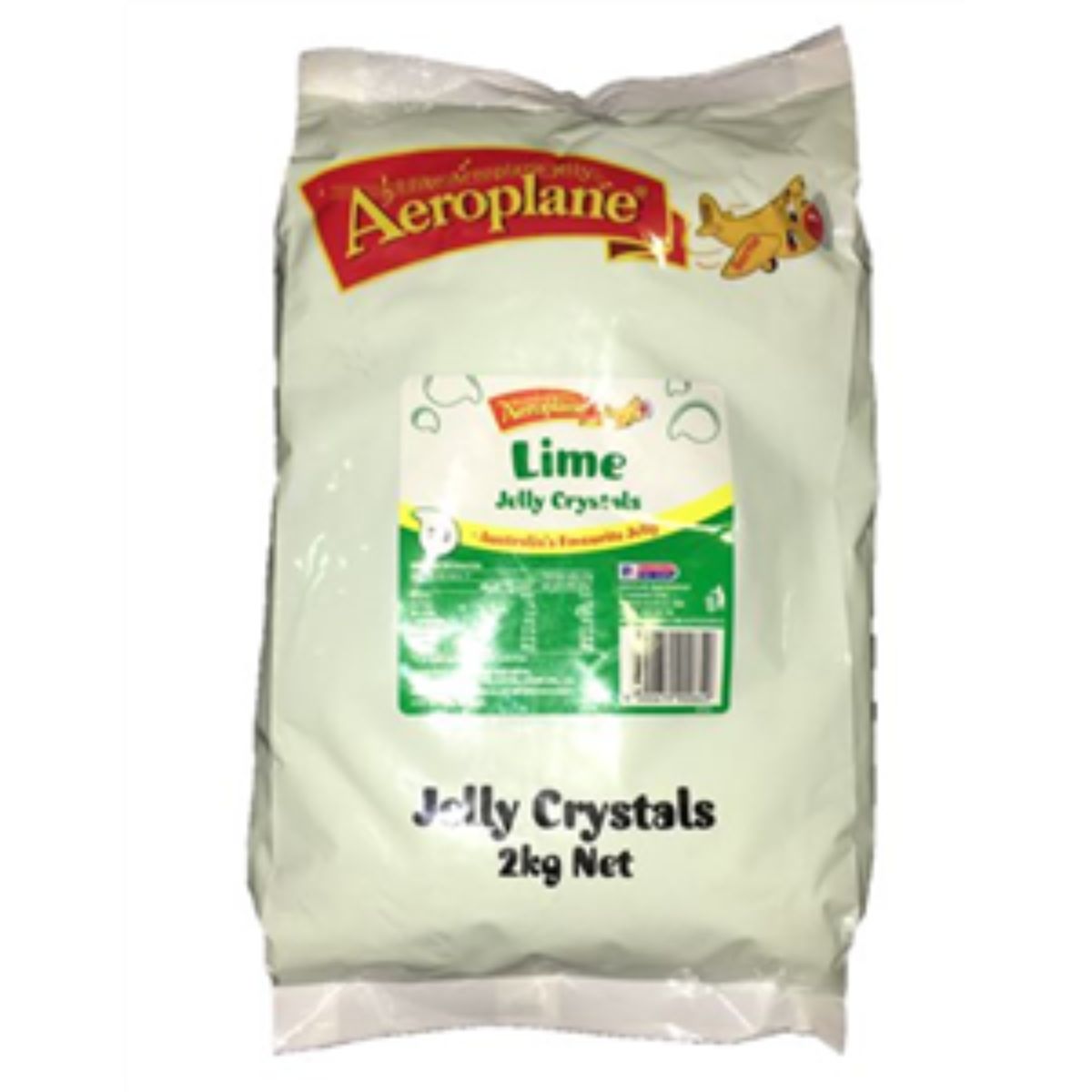 6 X Aeroplane Jelly Lime 2 Kg