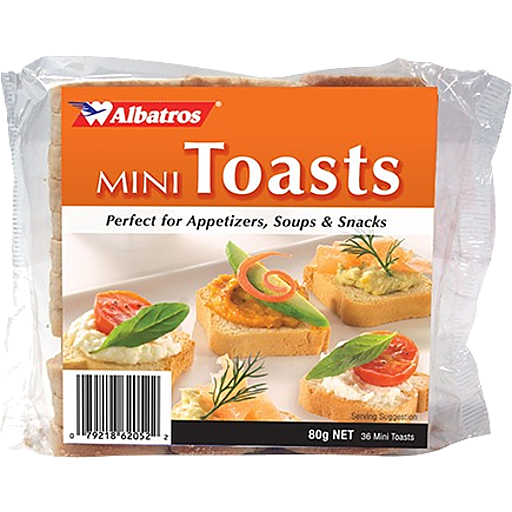 10 X Albatross Mini Toasts 80G