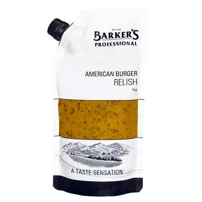 6Kg Barkers Relish American Burger 6 X 1Kg