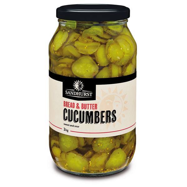 Cucumbers Sweet & Sour Bread & Butter Style 2Kg
