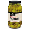 6 X Cucumbers Sweet & Sour Bread & Butter Style 2Kg