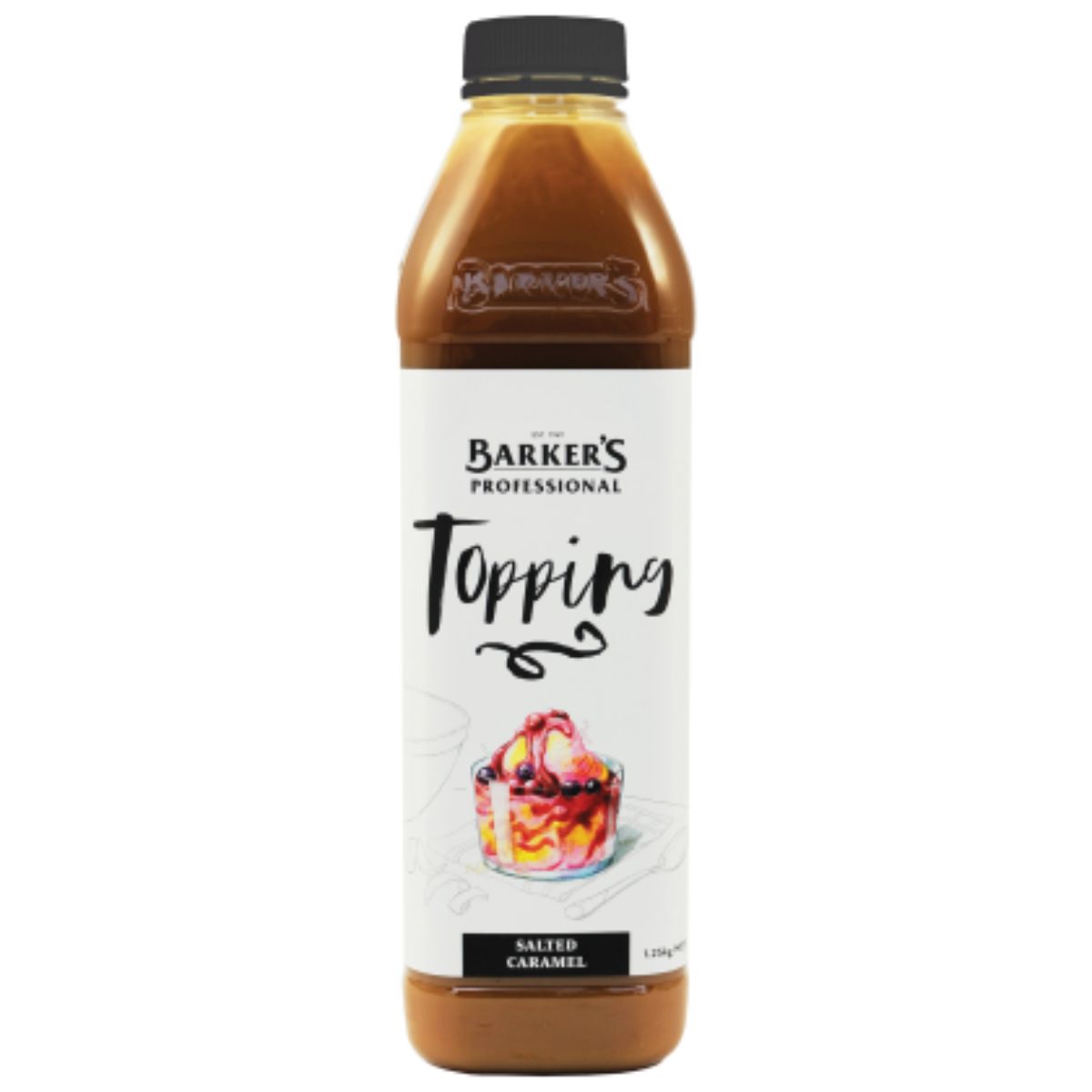 6 X Barkers Topping Salted Caramel 1L