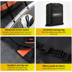 Giantz Roof Top Cargo Bag Waterproof Car Luggage Carrier 15 Cubic Ft Universal