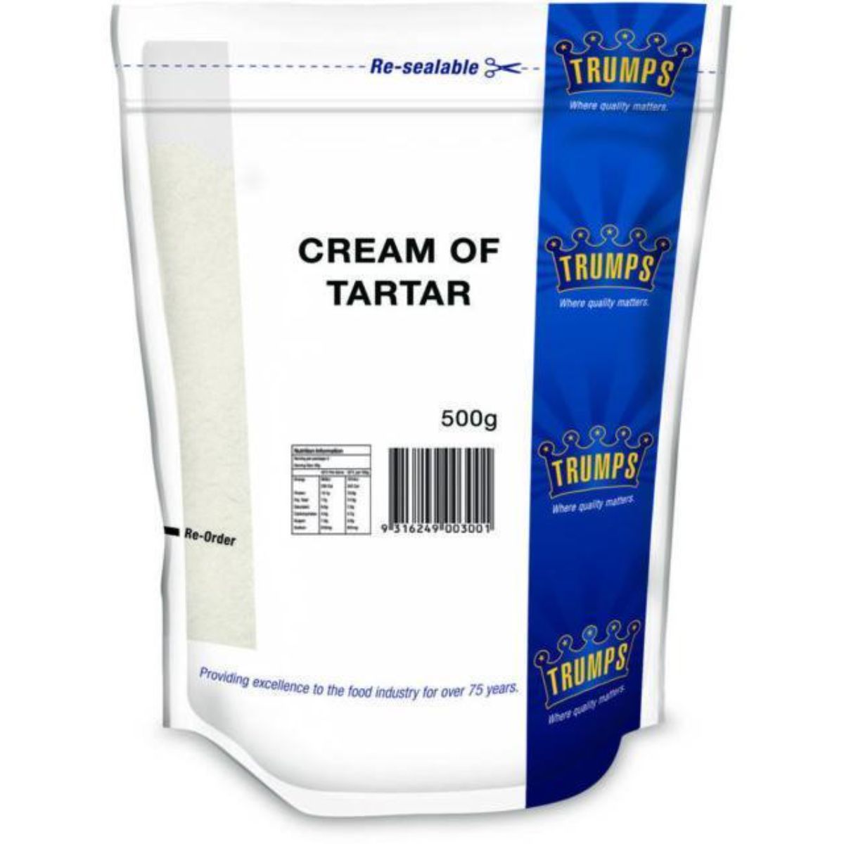 6 X Cream Of Tartar 500G