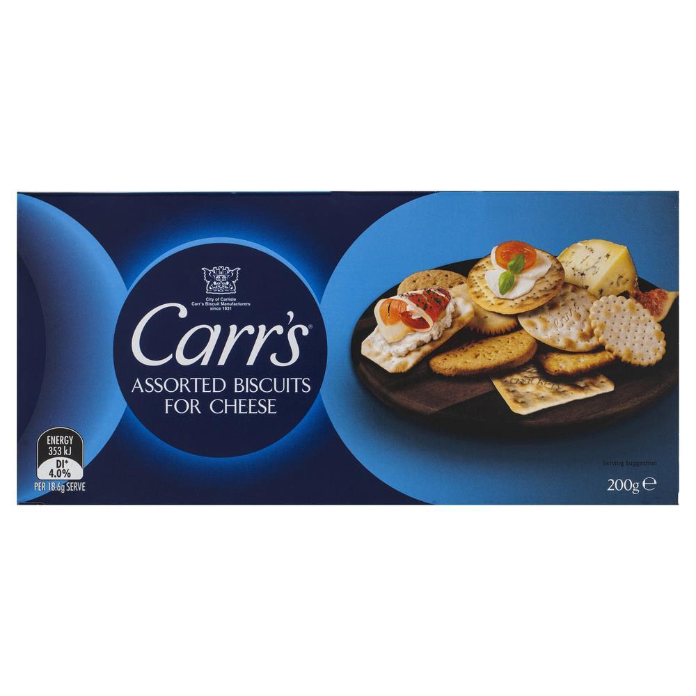 Carr'S Water Crackers Entertainment Collection Assorted 200G
