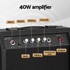 Alpha 40W Bass Guitar Amplifier Portable