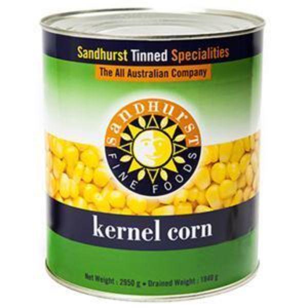 Sandhurst Corn Kernels In Brine 3Kg A10