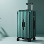 Wanderlite 28" Trunk Luggage Suitcase Travel 5 Wheels Type-C Port TSA Green