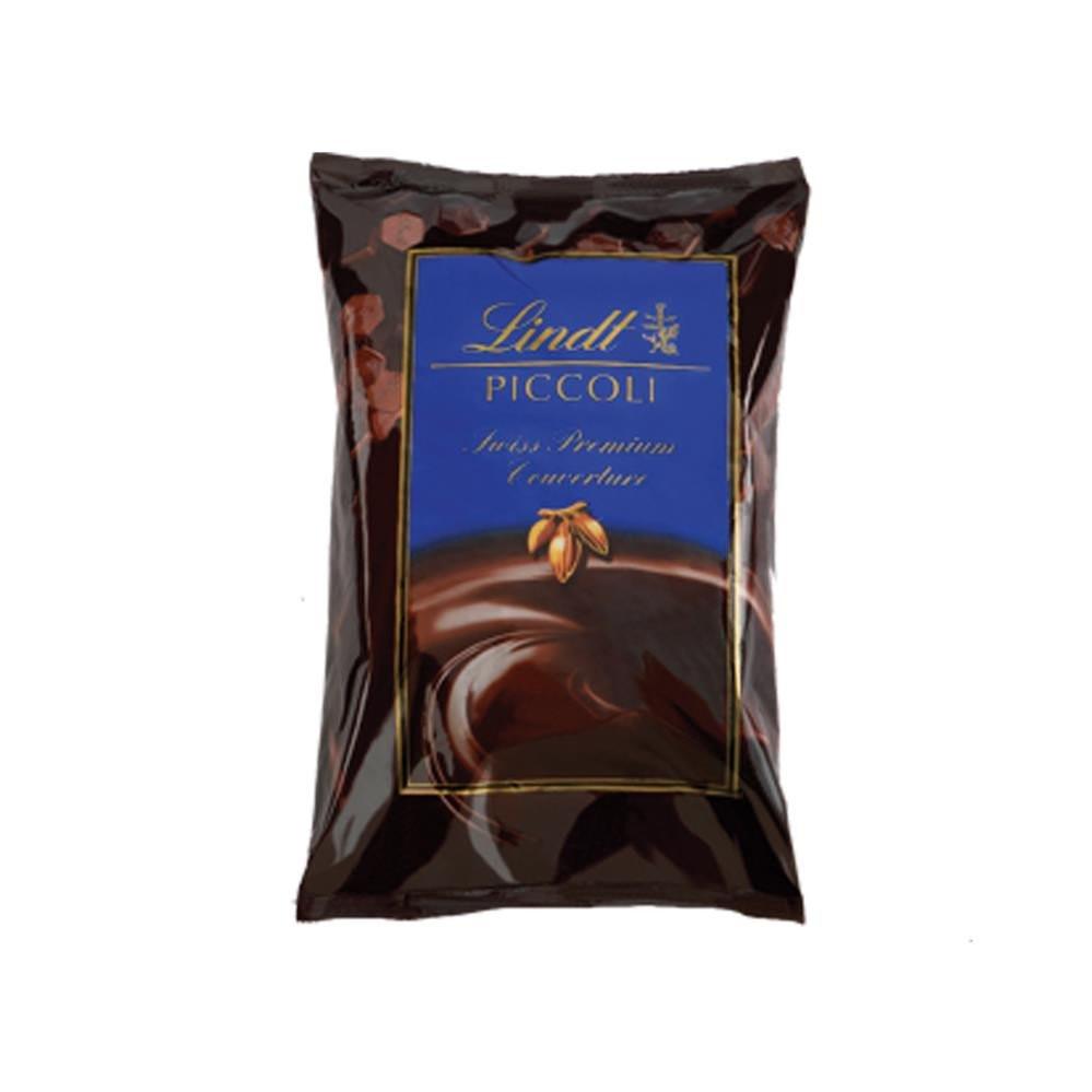10Kg Lindt Chocolate Couverture Piccoli Dark Bittersweet 58%