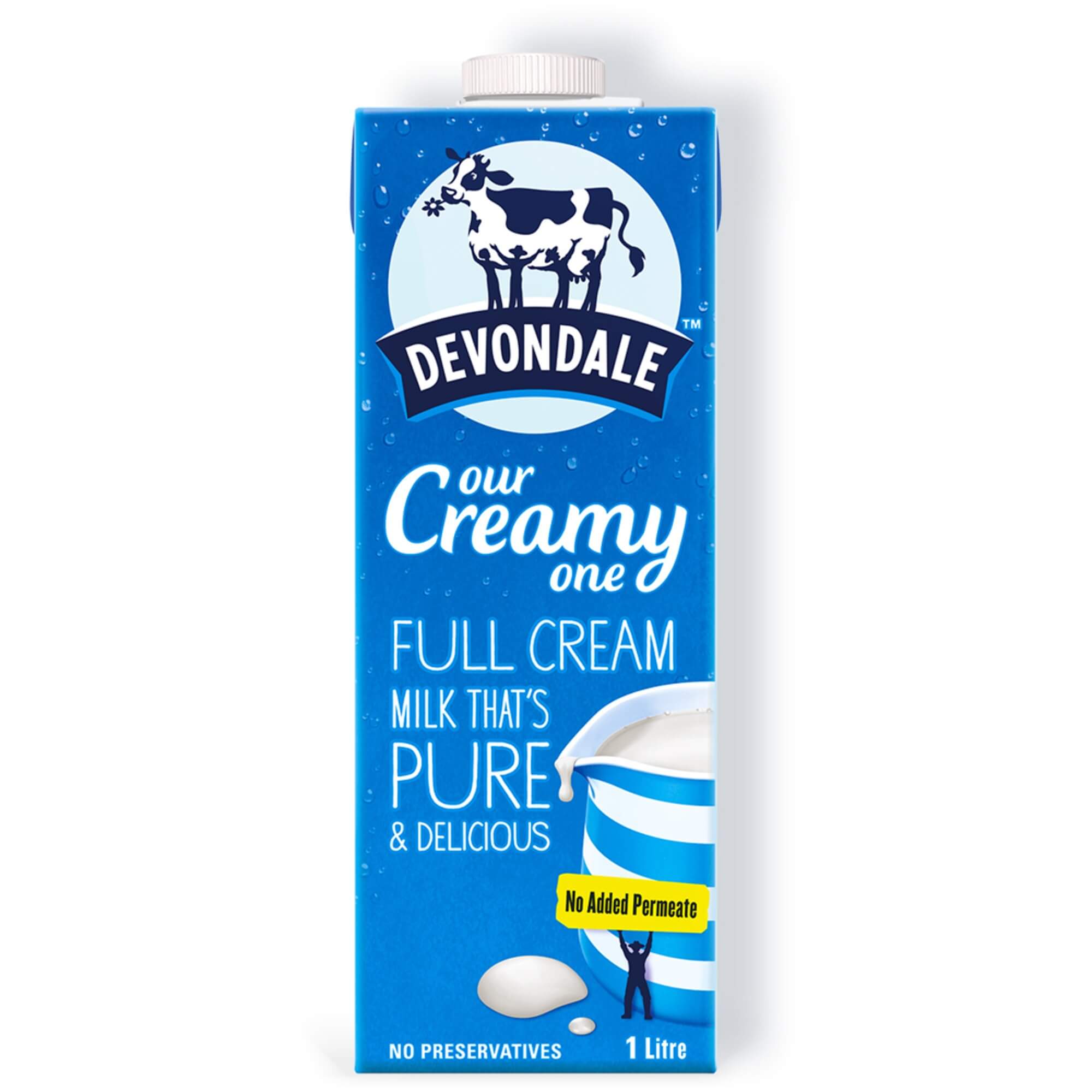 10 X Milk Uht Full Cream  1 LtDevondale