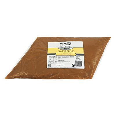 4 X Barkers Patisserie Filling Salted Caramel Creme Classic Sauce 1.25Kg