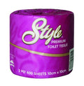 Abc 48 X Toilet Paper Rolls 2 Ply 400 Sheet