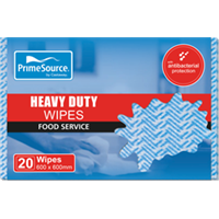 5 X 20 Wipes Heavy Duty Blue 60 X 60Cm