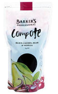 Compote Black Cherry Pear & Vanilla 1 Kg