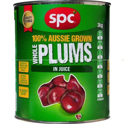 Plums Whole In Juice 3Kg