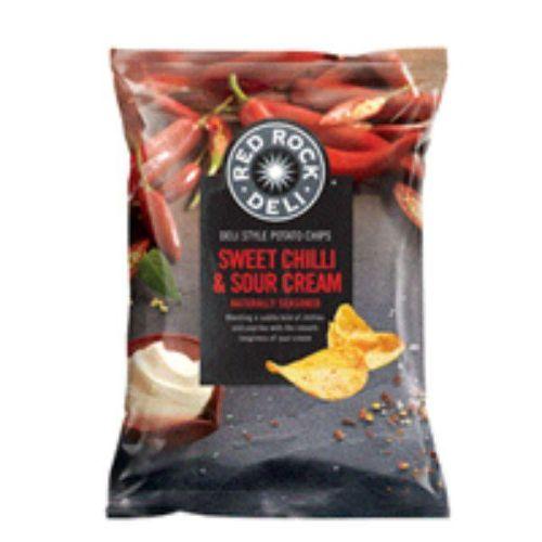 Red Rock Potato Chips Sour Cream & Sweet Chilli 18 X 45G