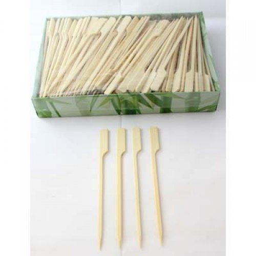 250 Pack Alpen Bamboo Skewers Paddle 18Cm