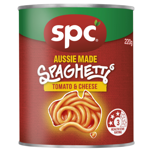 24 X Spc Spaghetti In Tomato & Cheese Sauce 220G