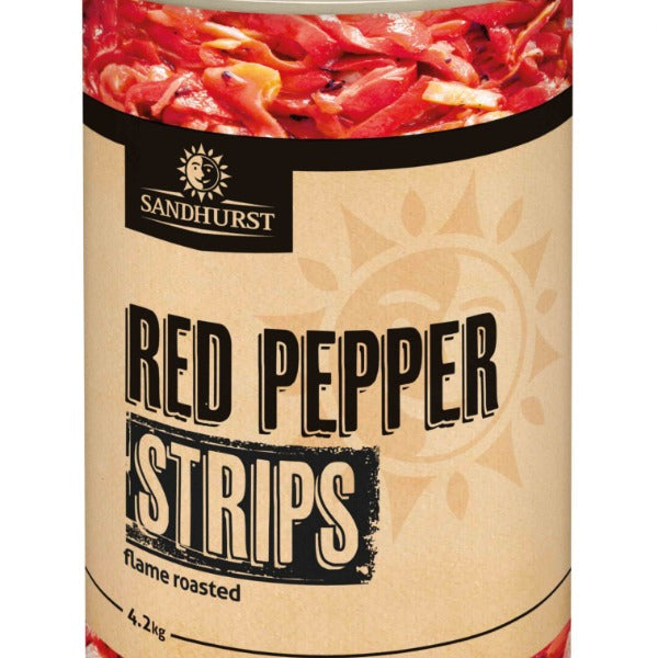 Peppers Red Roasted Strips  4 KgSandhurst