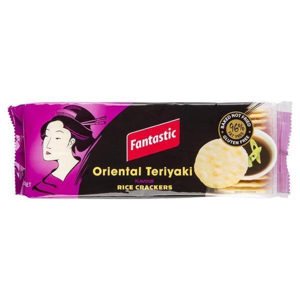 12 x Fantastic Rice Crackers Teriyaki 100g