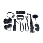 Strict Deluxe 10 Pc Bondage Set Black