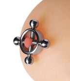 Master Series Rings Fire Stainless Steel Nipple Press Set
