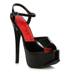 Ellie Shoes Stiletto Sandal Black 6.5In - Black - 8