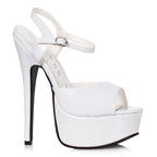 Ellie Shoes Stiletto Sandal Black 6.5In - Red - 8