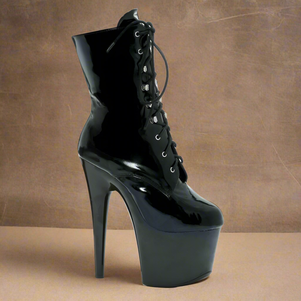 Ellie Shoes Ankle Boots W Inner Zipper Black 7In - Black - 9