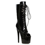 Ellie Shoes Ankle Boots W Inner Zipper Black 7In - Black - 9