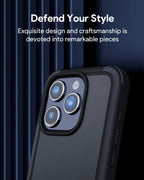Aukey Urban Guard Elite Magnetic Hard-Shell iPhone 15 Pro Phone Case - Dark Gray (UG10C)