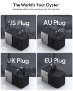 Aukey Travel Mate 100W GaN Universal Adapter with USB ports (PA-TA09A)