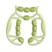 Exercise Fitness Leg Circular Thigh Calf Massage Roller with 12 Wheels for Muscle Stretching And Relaxation.
