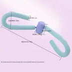 Non-electric pelvic floor muscle trainer and thigh exerciser, suitable for women's postpartum recovery, leg and gluteal fitness