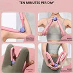 Non-electric pelvic floor muscle trainer and thigh exerciser, suitable for women's postpartum recovery, leg and gluteal fitness