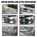 Rayhong Automotive Ceramic Headlight Repair Kit, Repair Scratches Yellow Polishing Headlight Shade Turned New Light