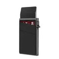 Contemporary Acrylic RFID Blocking Card Holder - Minimalist Business Wallet for Men, Automatic Pop-Up, 1pc