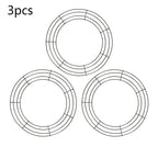 Metal Wreath Round Iron Ring For Christmas