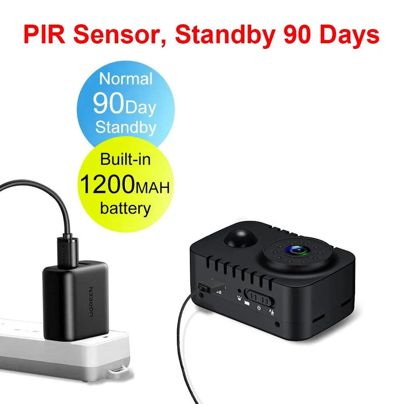 Mini Camera 1080P Full HD Smart WiFi Pocket Camcorder