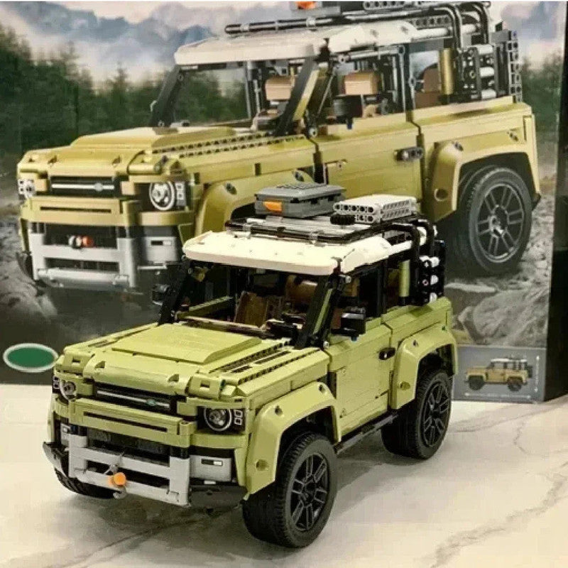 Building Block Rover Model Technical Rover Defender Collector'S Building Blocks Set – FreePostage