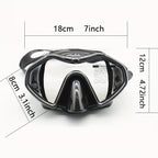 Adult Anti-Fog Snorkel Set with Dry Tube
